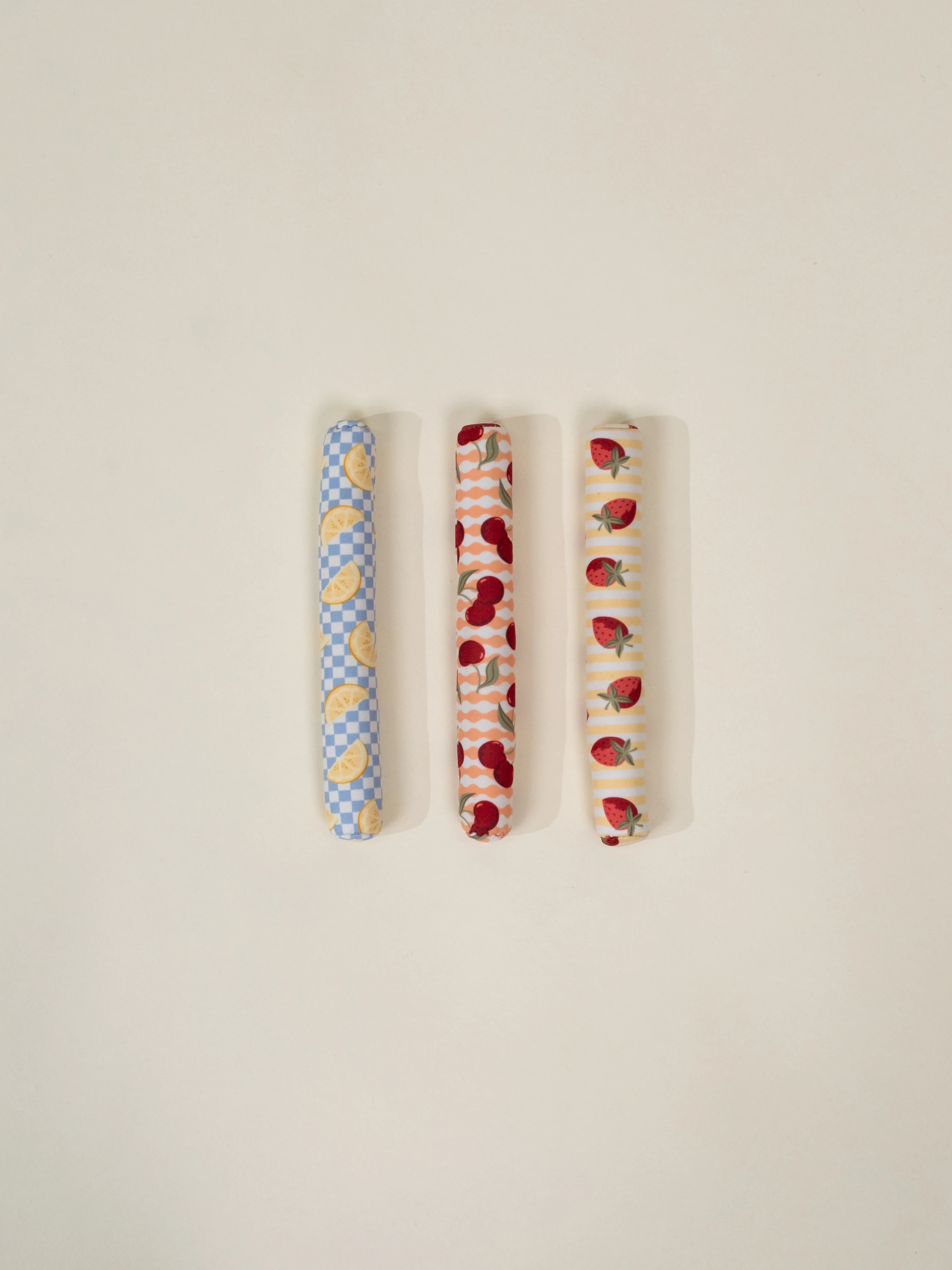 Image of Ensemble de 3 bâtons de plongée en néoprène – Fruits d’été