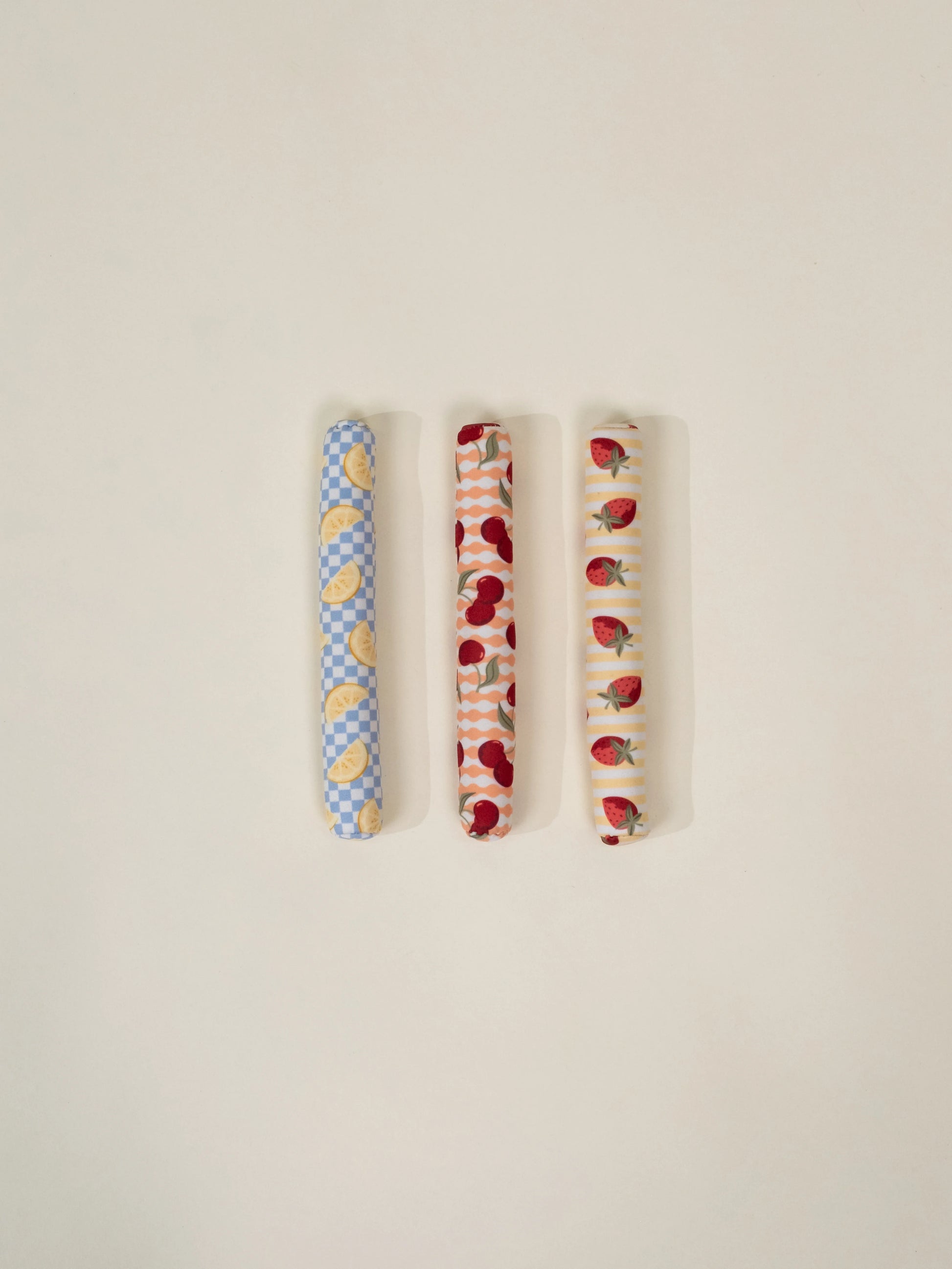 Ensemble de 3 bâtons de plongée en néoprène – Fruits d’été