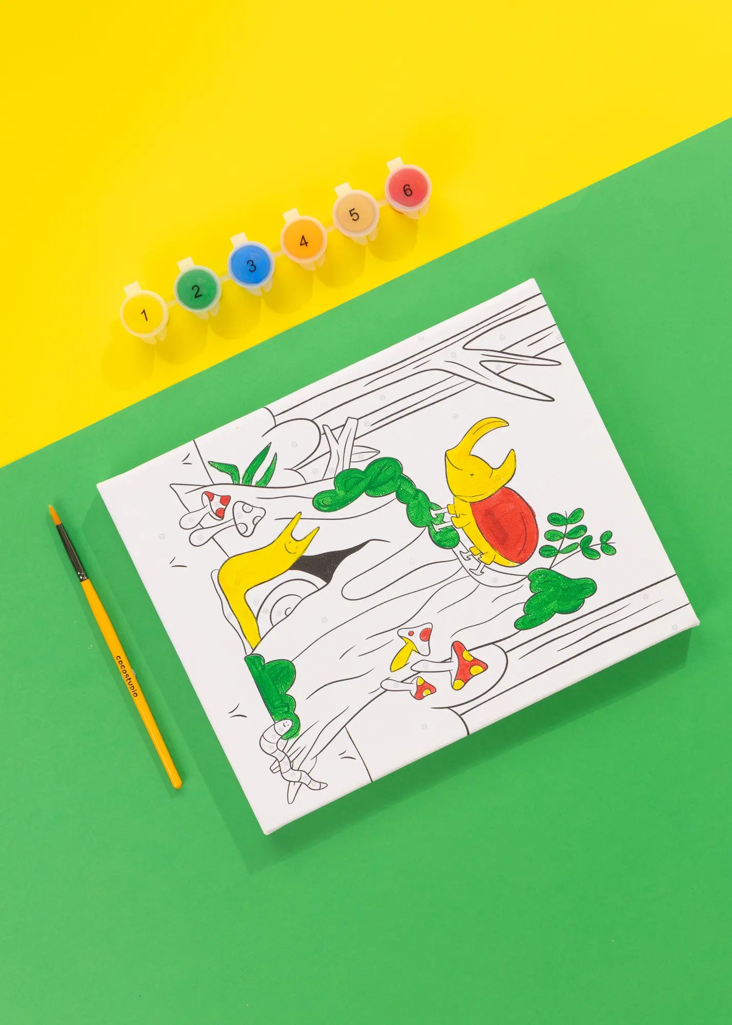 Bugs World Paint-by-Numbers–Intermediate(Age 5–8)