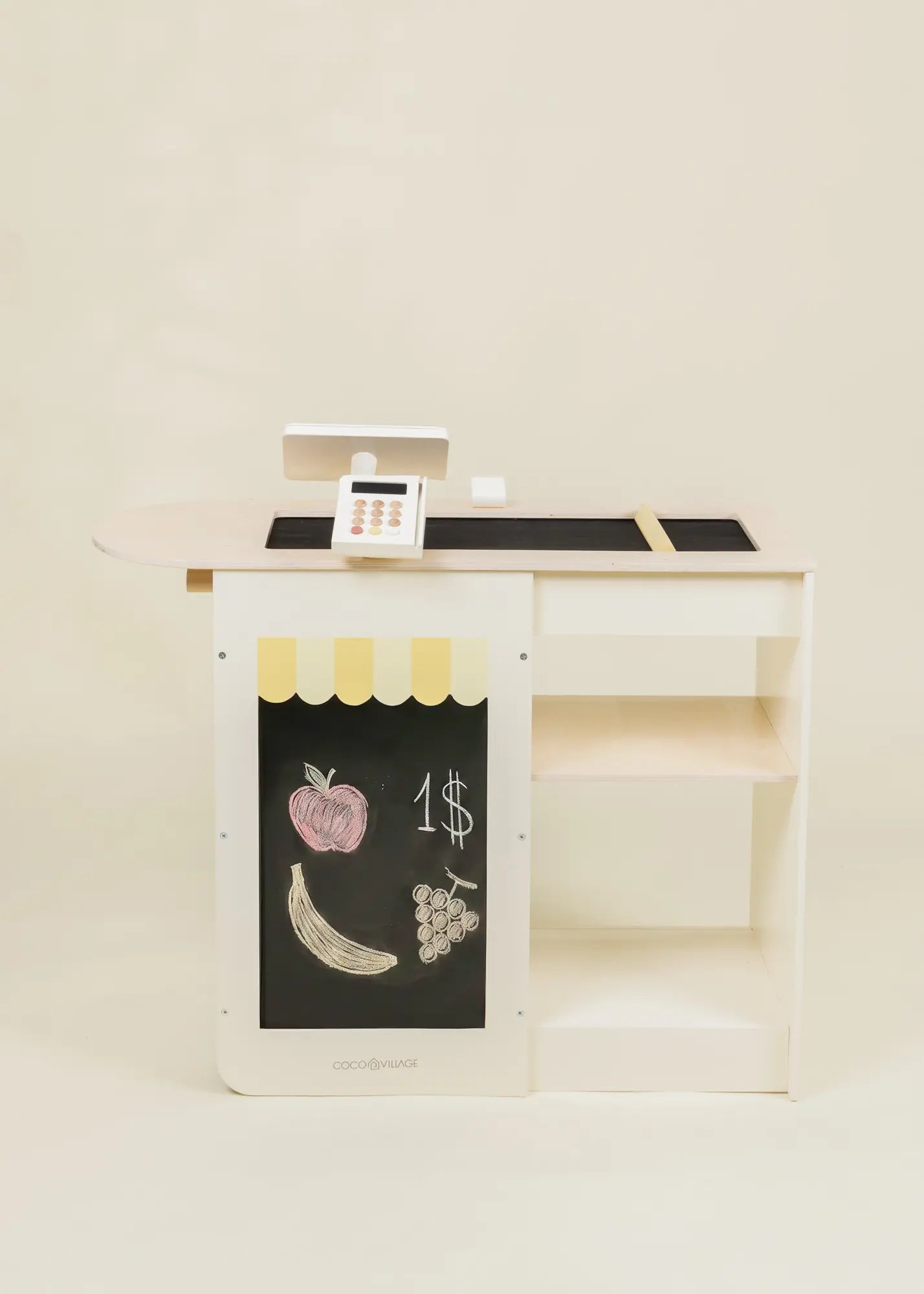 Image of Wooden Play Cash Register Counter