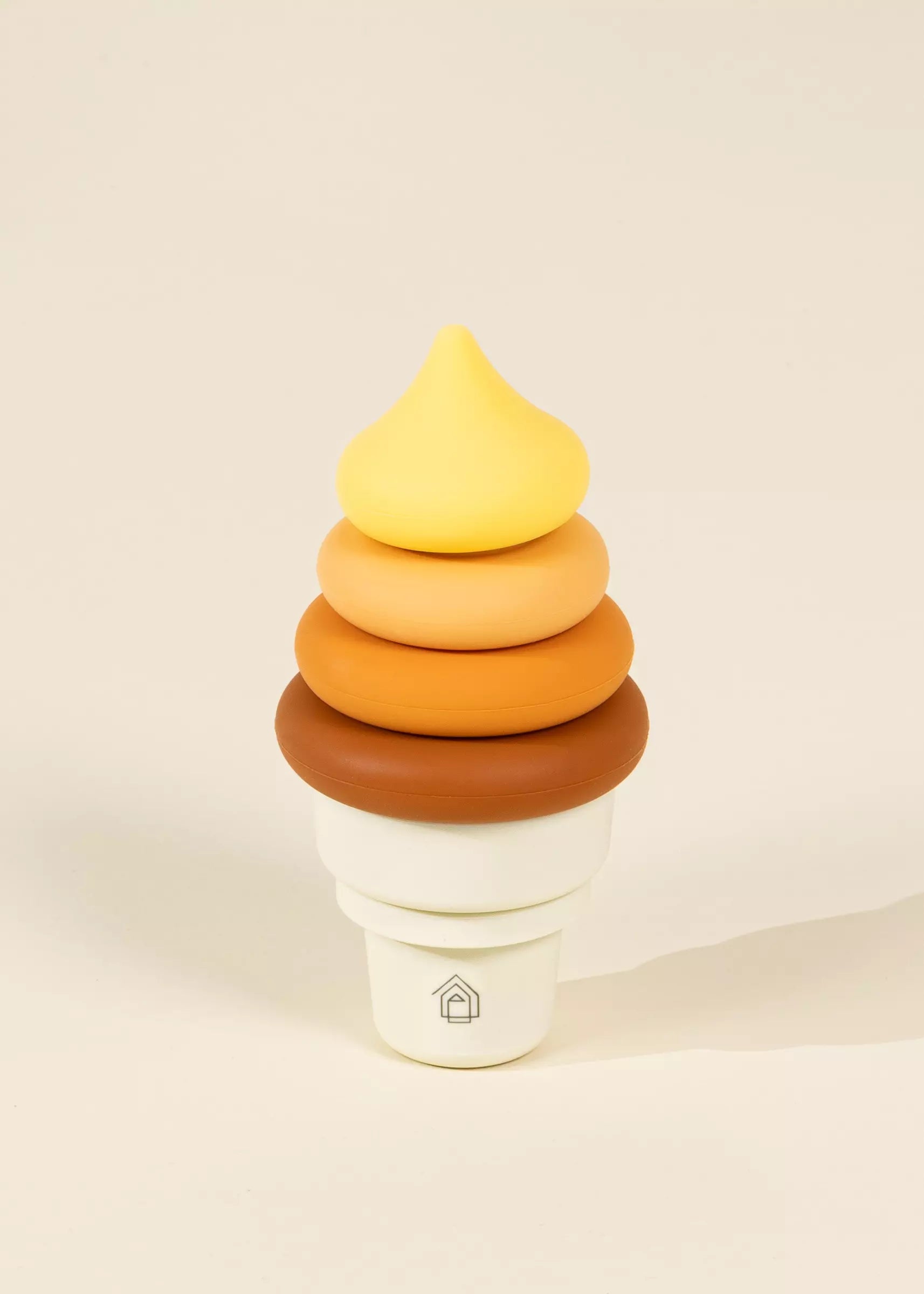 Image of 3 Sets of Silicone Stackable Ice Cream Cones (18 pcs)