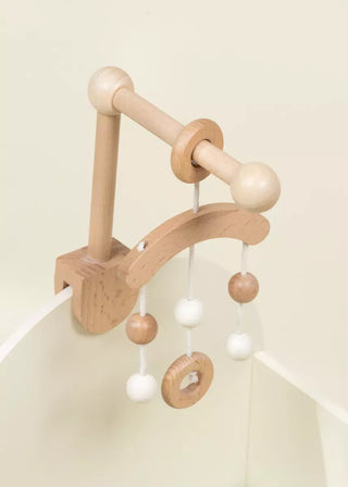 Lit de bébé en bois pour poupées avec accessoires 