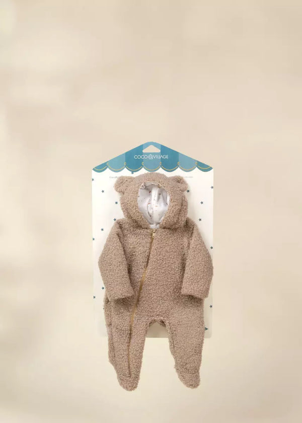 CocoBaby 18" (46 cm) Baby Play Doll Clothing Set – Teddy Bear Onesie