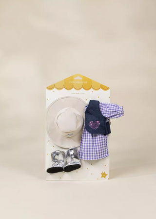CocoFriends 22" (56 cm) Kids Play Doll Clothing Set – Cowgirl