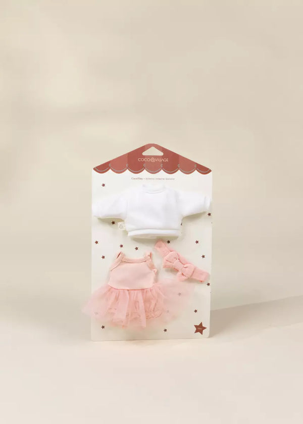 CocoTiny 10" (26 cm) Baby Play Doll Clothing Set – Ballerina