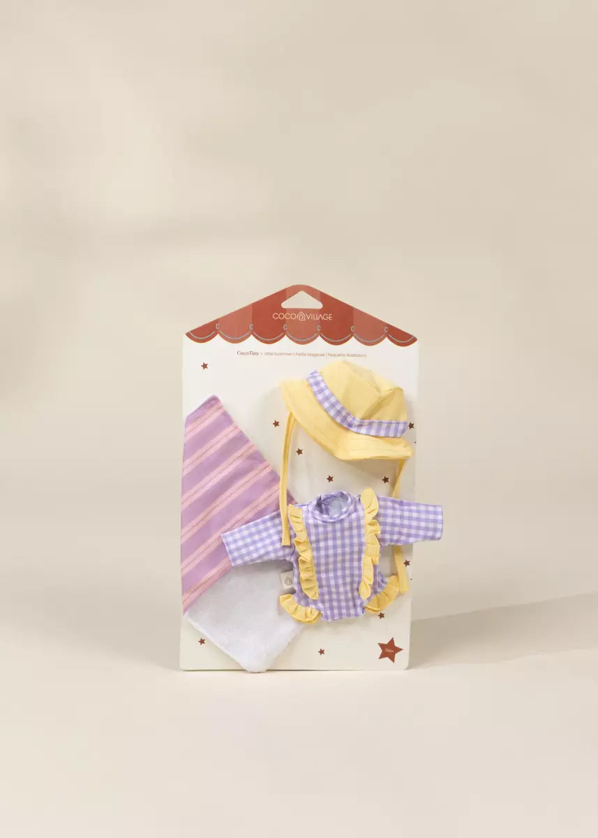 Ensemble pour poupée bébé CocoTiny 10" (26 cm) – Petite nageuse