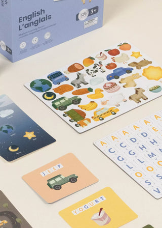 Magnetic English Learning Playset