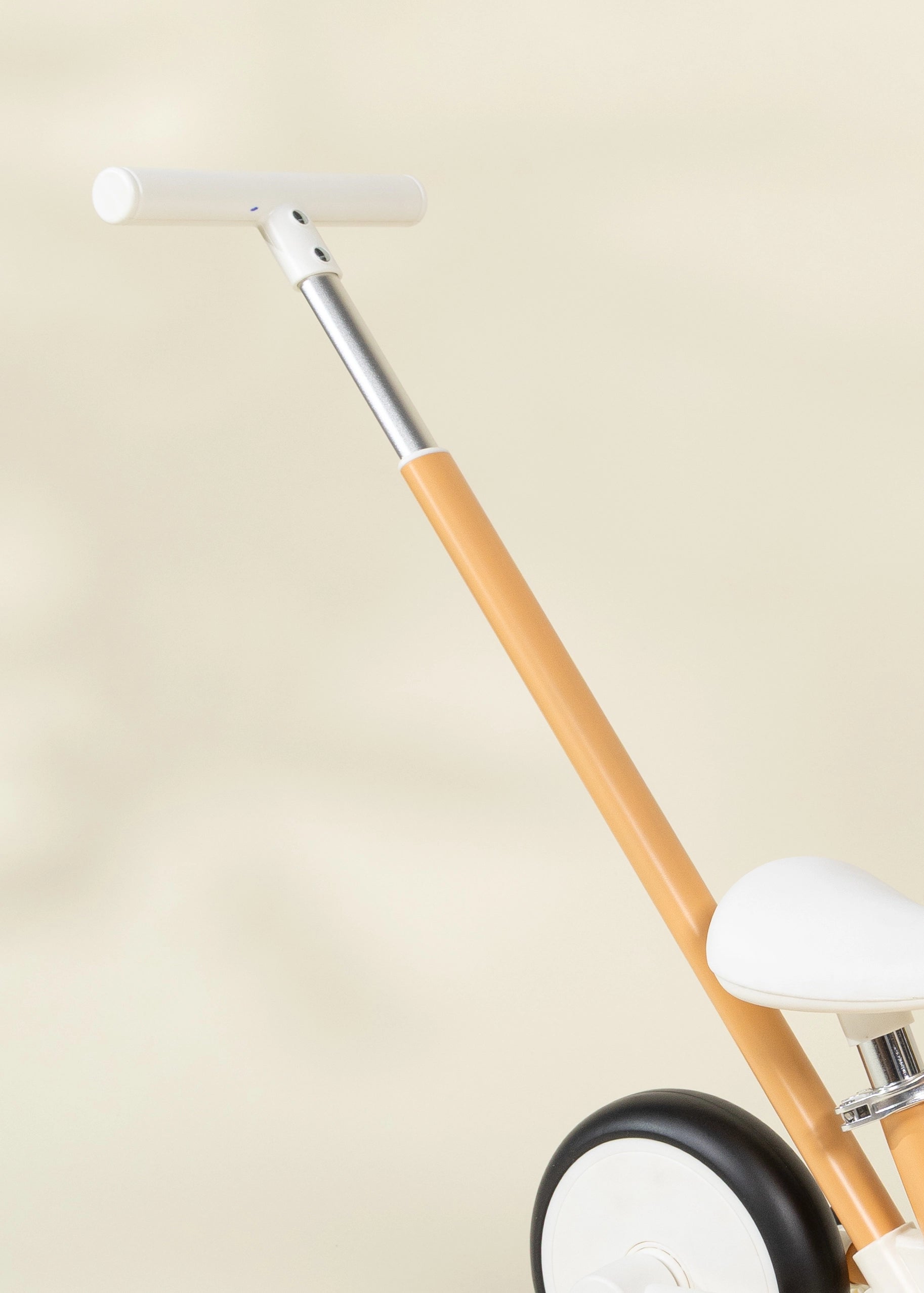 Image of 4-in-1 Tricycle with Push Handle & Training Wheels - Grapefruit