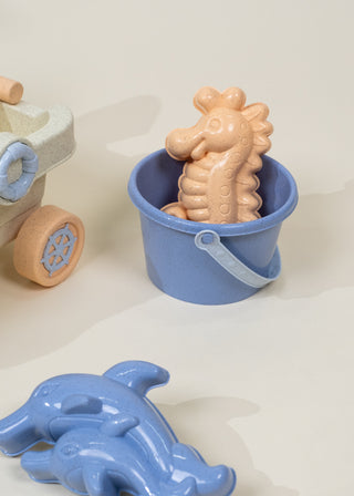 Oversized 6-Piece Wheat Straw Sand Toy Set – Wagon & Accessories
