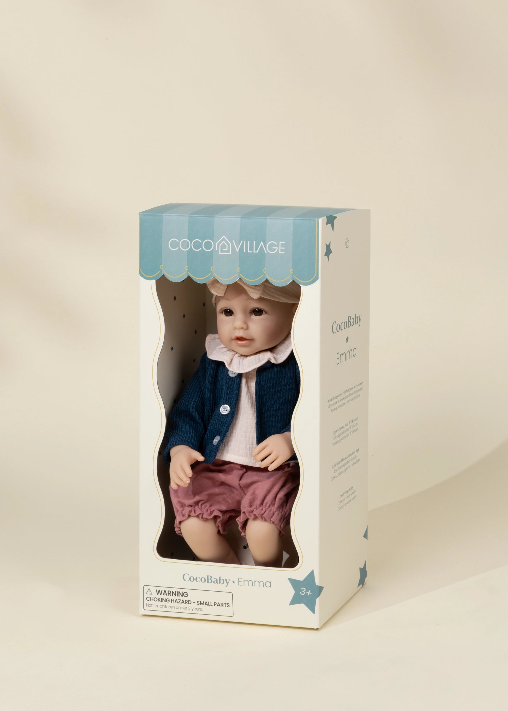 CocoBaby Emma – Poupée bébé 18" (46 cm)