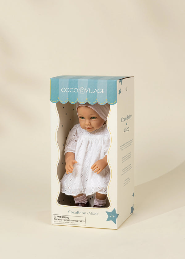CocoBaby Alice – 18" (46 cm) Baby Play Doll