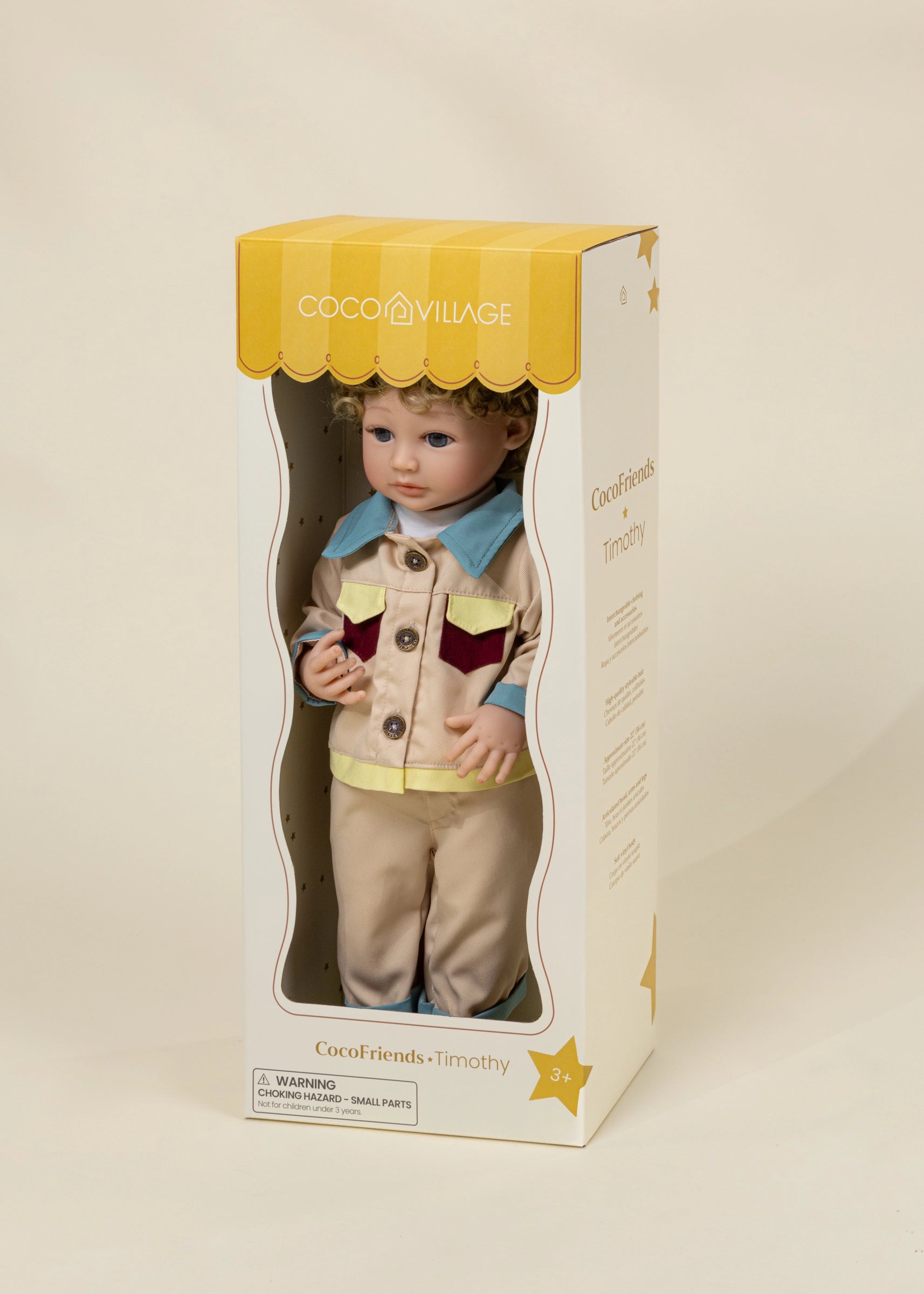 CocoFriends Timothy – Poupée enfant 22" (56 cm)