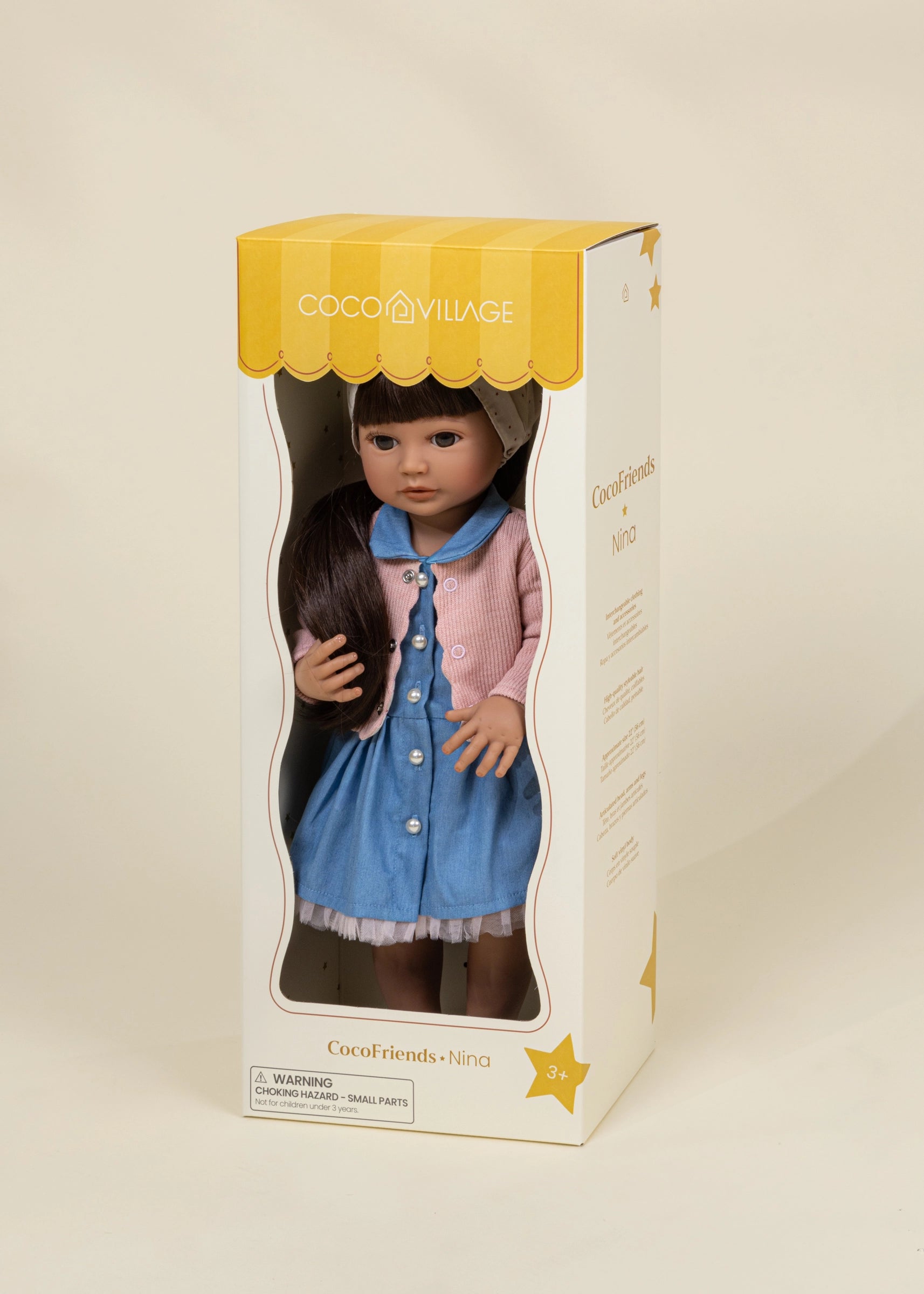 CocoFriends Nina – Poupée enfant 22" (56 cm)