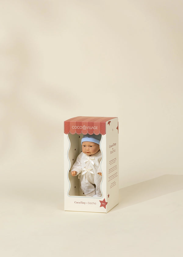 CocoTiny Sacha – 10" (26 cm) Baby Play Doll