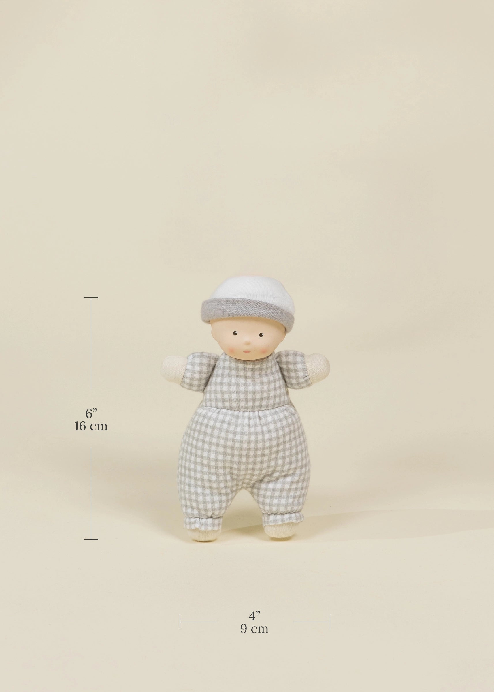 Image of CocoMini - Teo - Natural Rubber Baby Play Doll