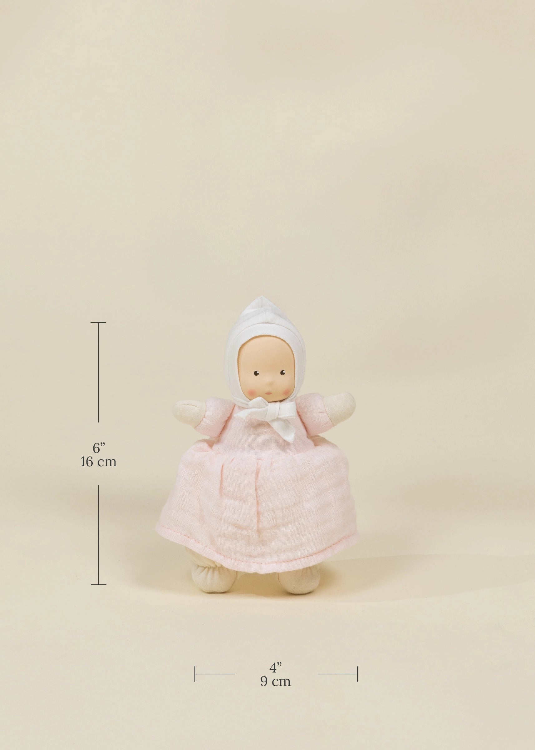 CocoMini - Poppy - Poupée bébé en caoutchouc naturel