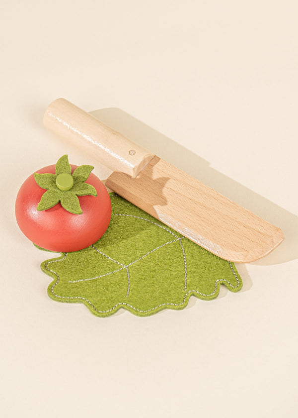 Wooden Vegetables Playset - Toy Food