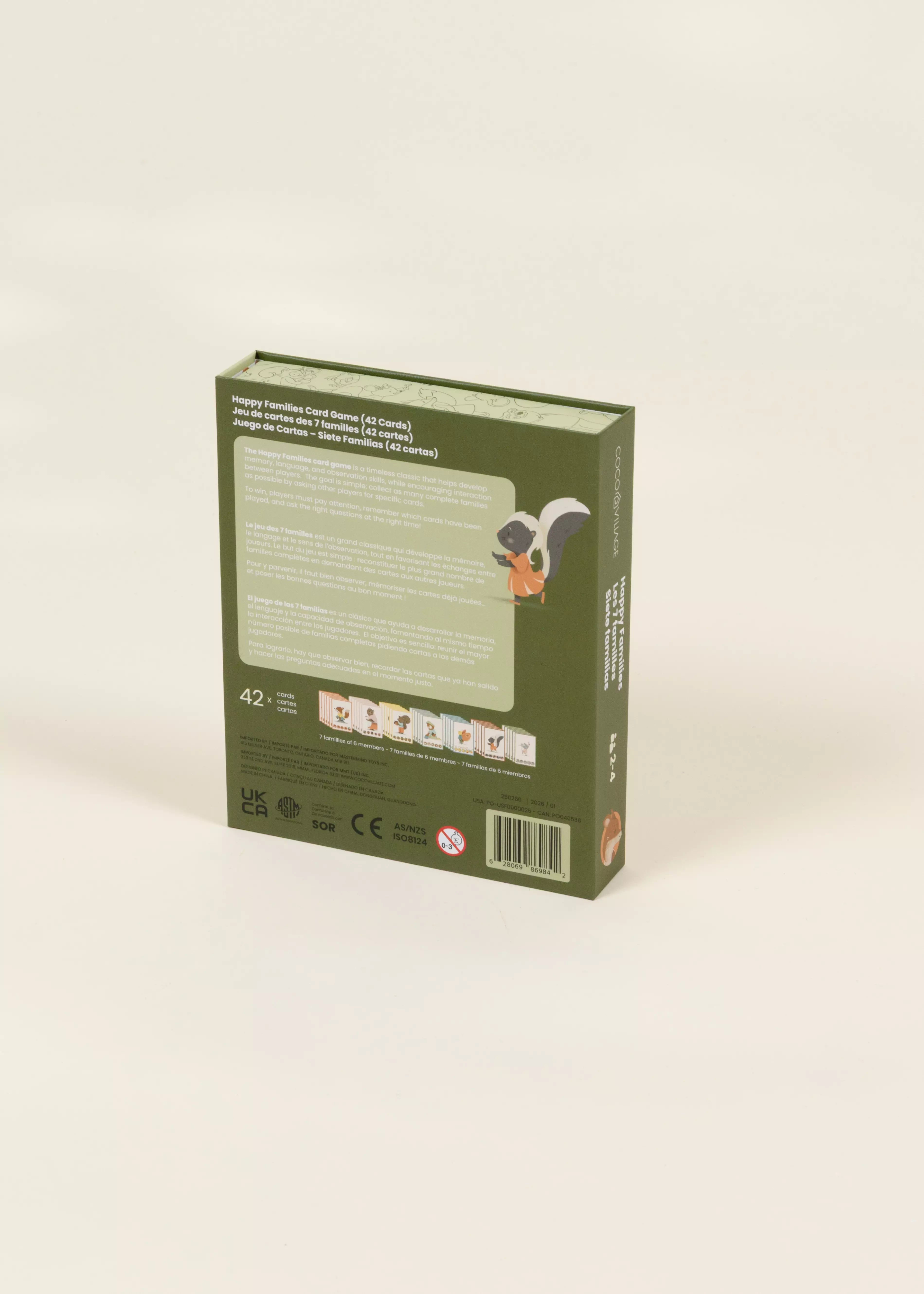 Image of Jeu de cartes - Les 7 familles (42 cartes)