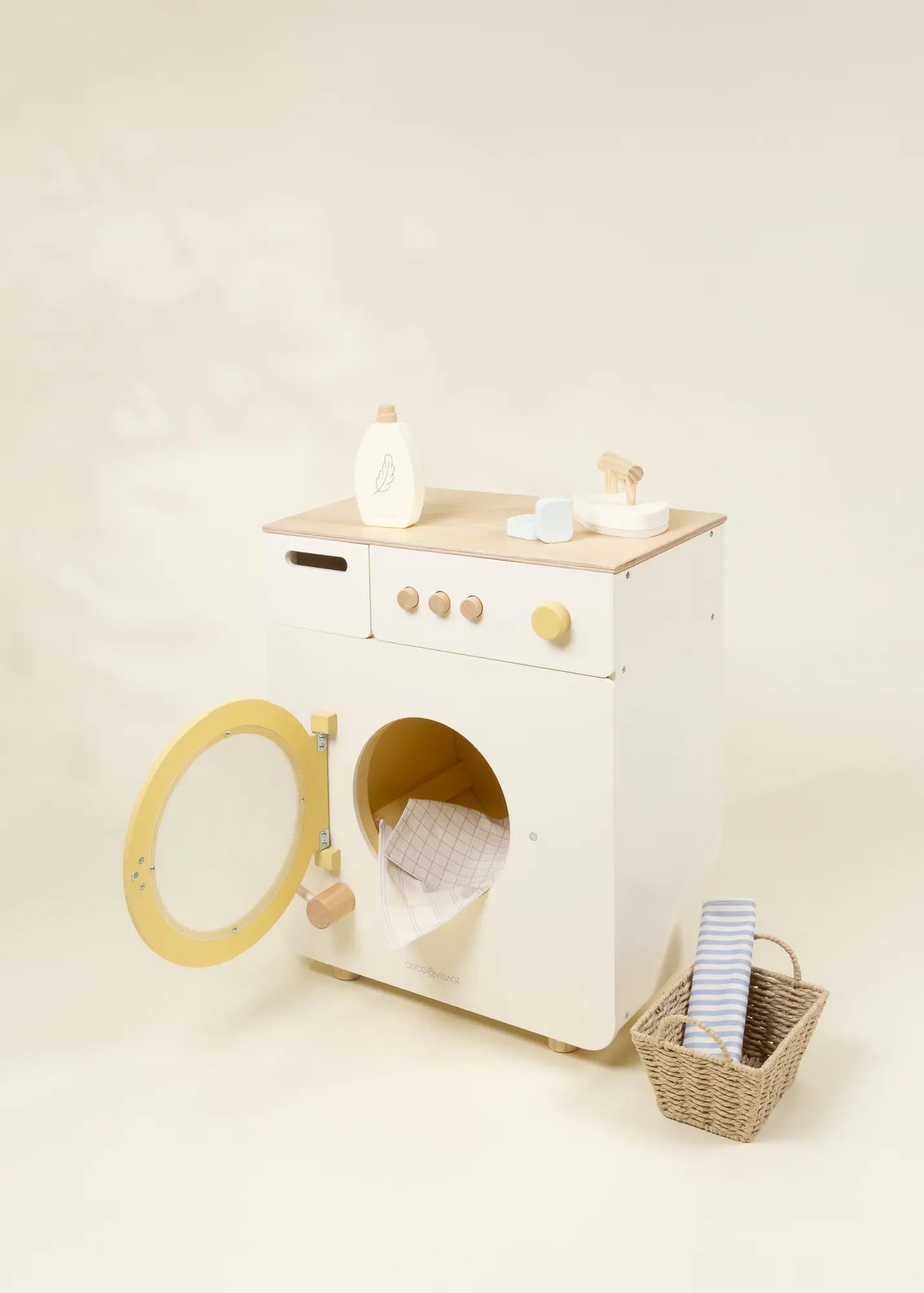 Image of Wooden Play Washing Machine – Maison Collection