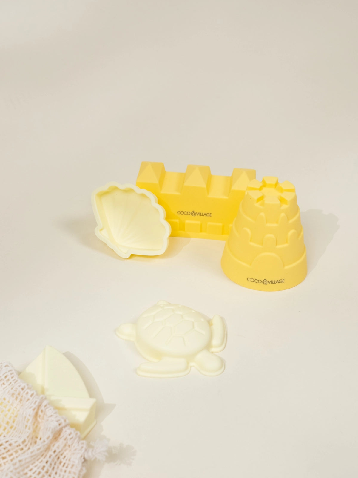 Set of 5 Silicone Sand Moulds For The Beach - Ocean