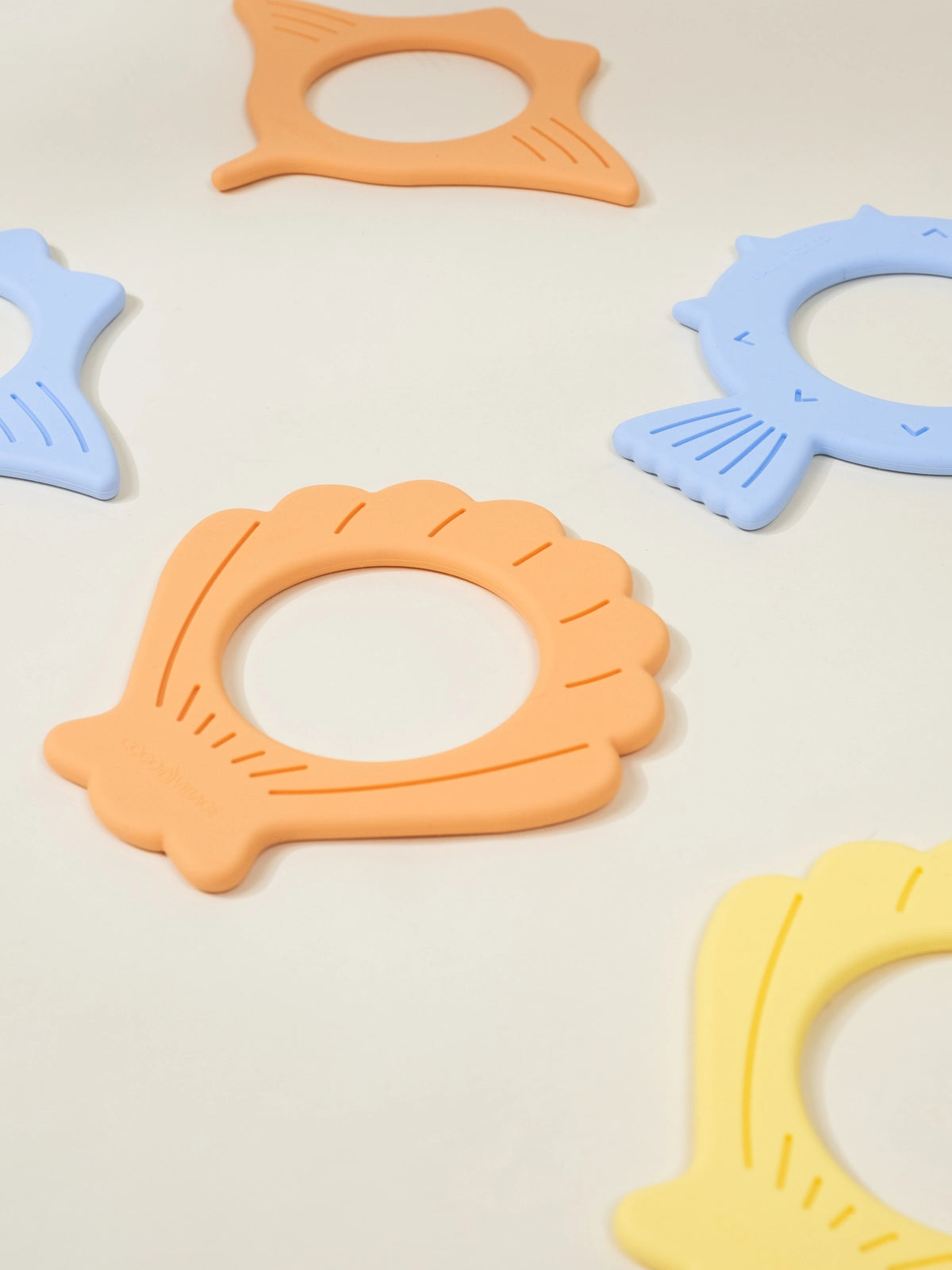Set of 6 Silicone Diving Rings Pool Toys - Ocean