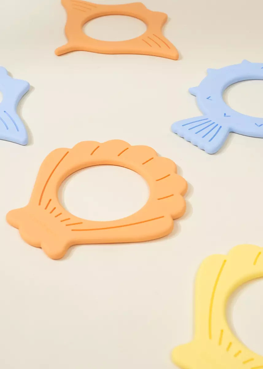 Image of Ensemble de 6 anneaux de plongée en silicone pour la piscine - Océan