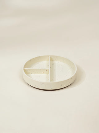 ssiette compartimentée à succion pour bébé en silicone – Collection Pottery 