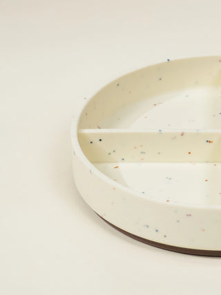 ssiette compartimentée à succion pour bébé en silicone – Collection Pottery 