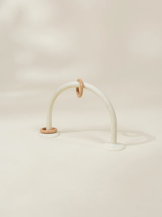 Jouet de Succion en Silicone avec Anneaux en Bois – Collection Pottery 