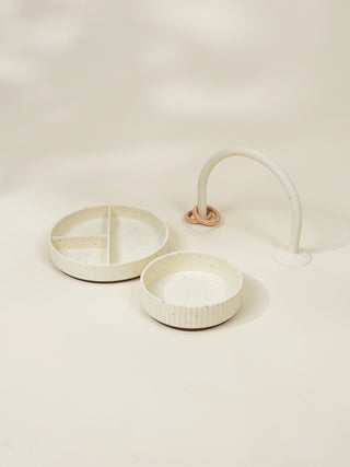 Jouet de Succion en Silicone avec Anneaux en Bois – Collection Pottery 