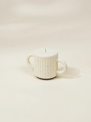Tasse à collation en silicone avec poignées – Collection Pottery 