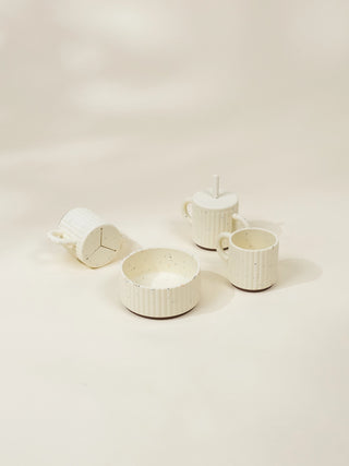 Gobelet pour enfant en silicone avec poignée – Collection Pottery 