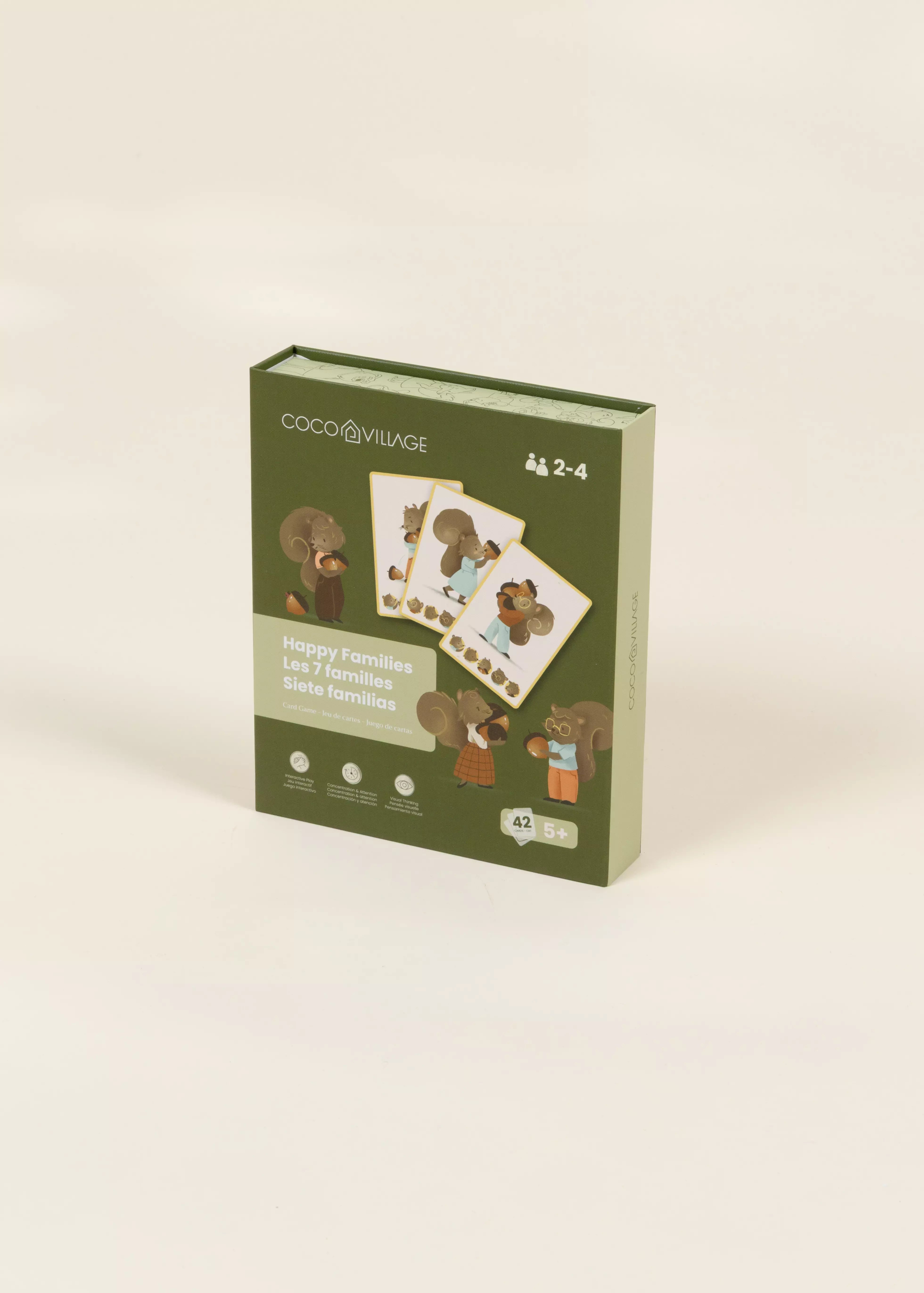 Image of Jeu de cartes - Les 7 familles (42 cartes)