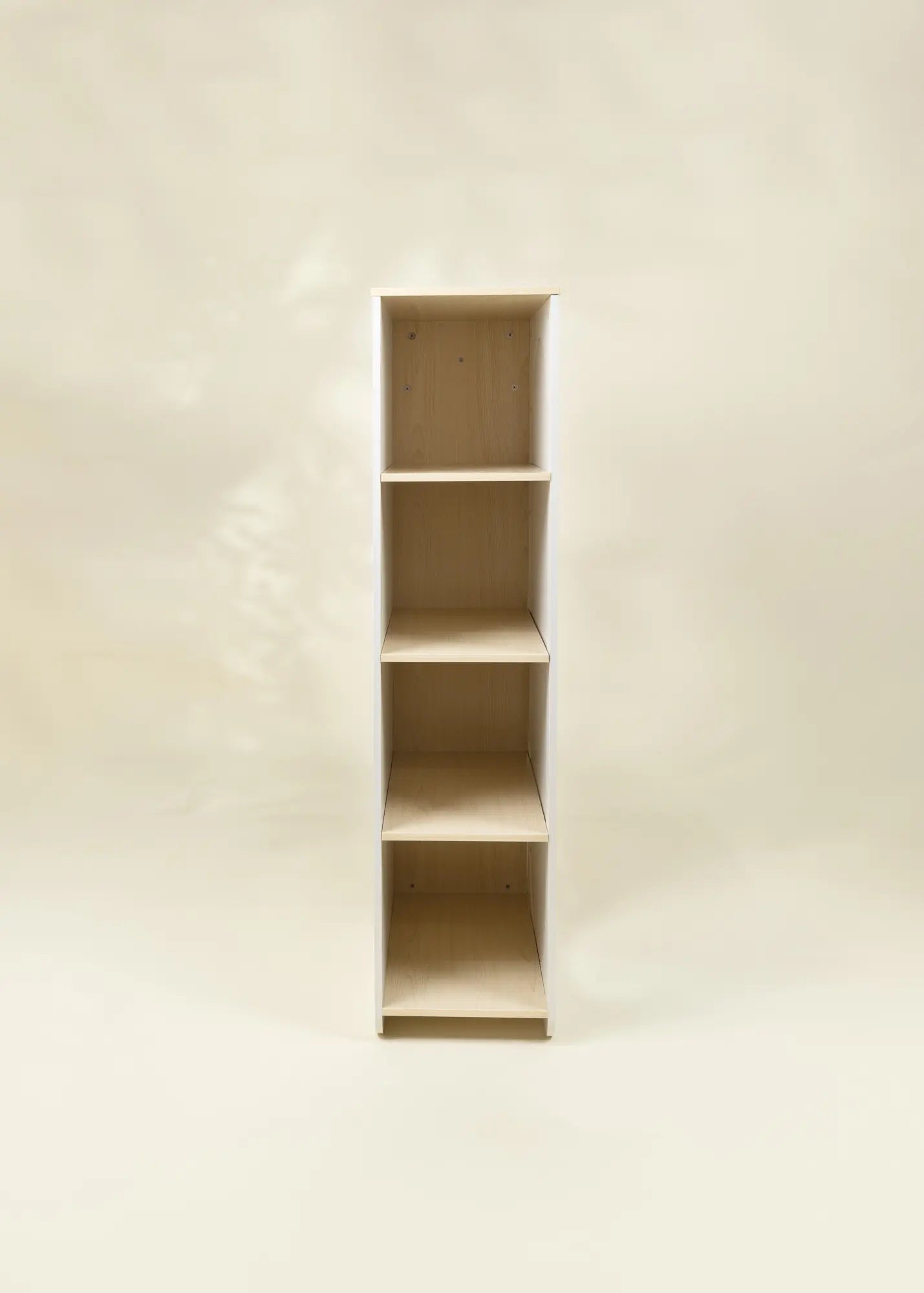 Image of Large Wooden Wardrobe with Shelves & Hanging Rod