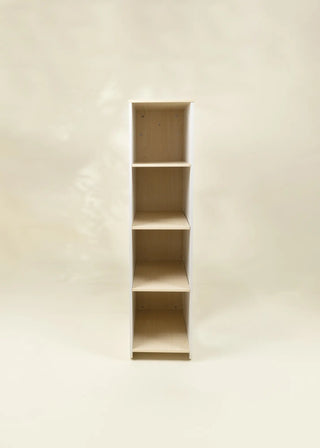 Grande armoire en bois avec étagères & tringle