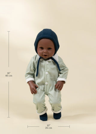CocoBaby Riley – 18" (46 cm) Baby Play Doll