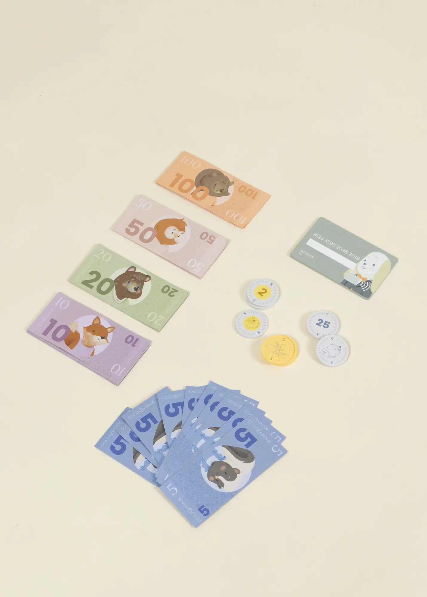 Image of Comptoir caisse enregistreuse de jeu en bois 