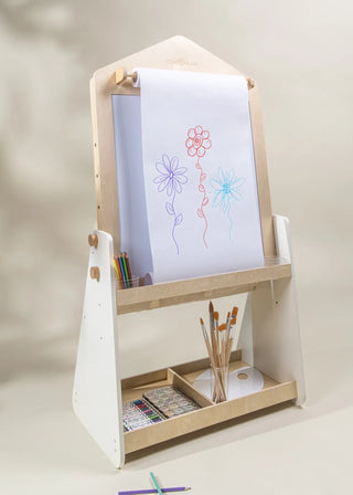 Chevalet d'art en bois