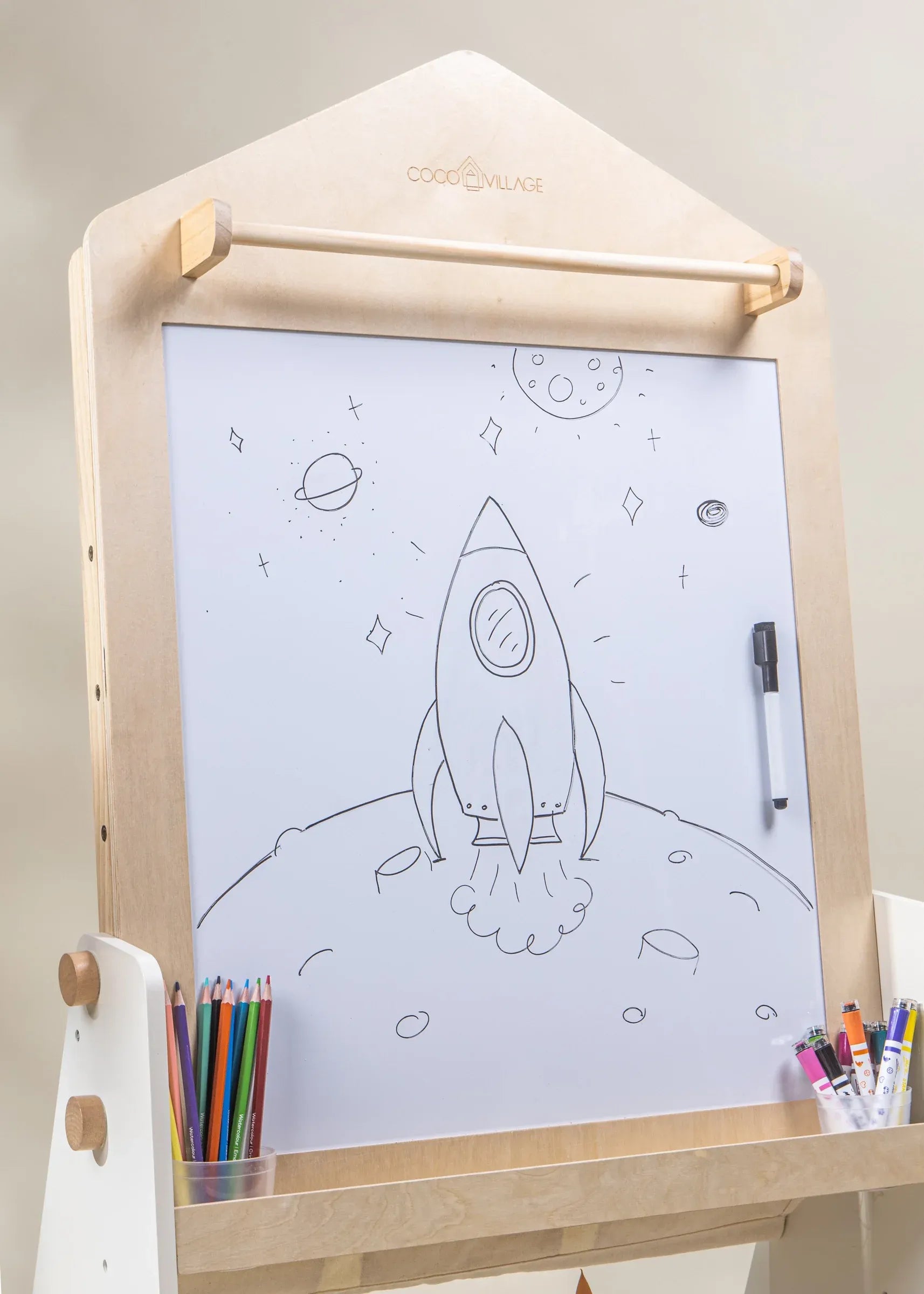 Image of Chevalet d'art en bois