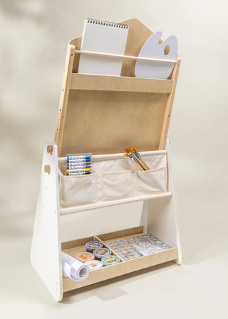 Chevalet d'art en bois