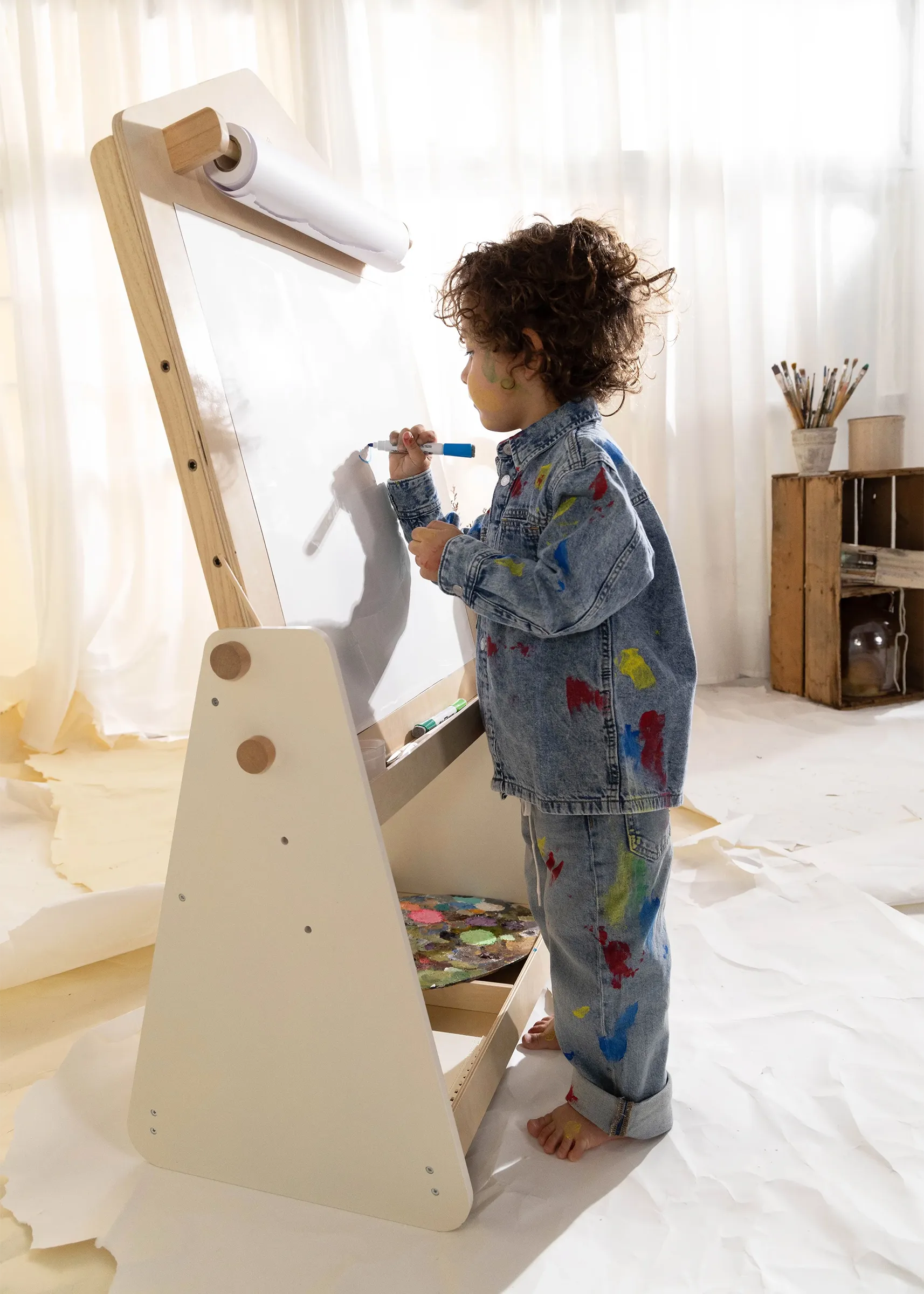 Image of Chevalet d'art en bois