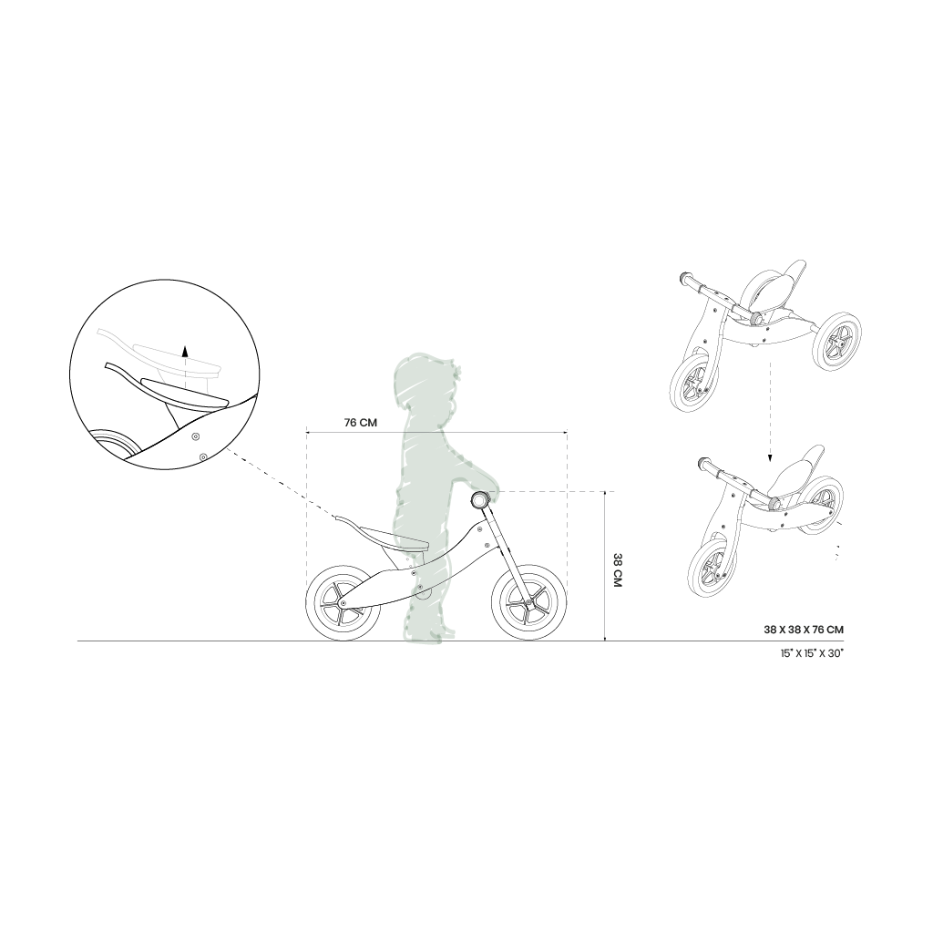 Milazo online balance bike