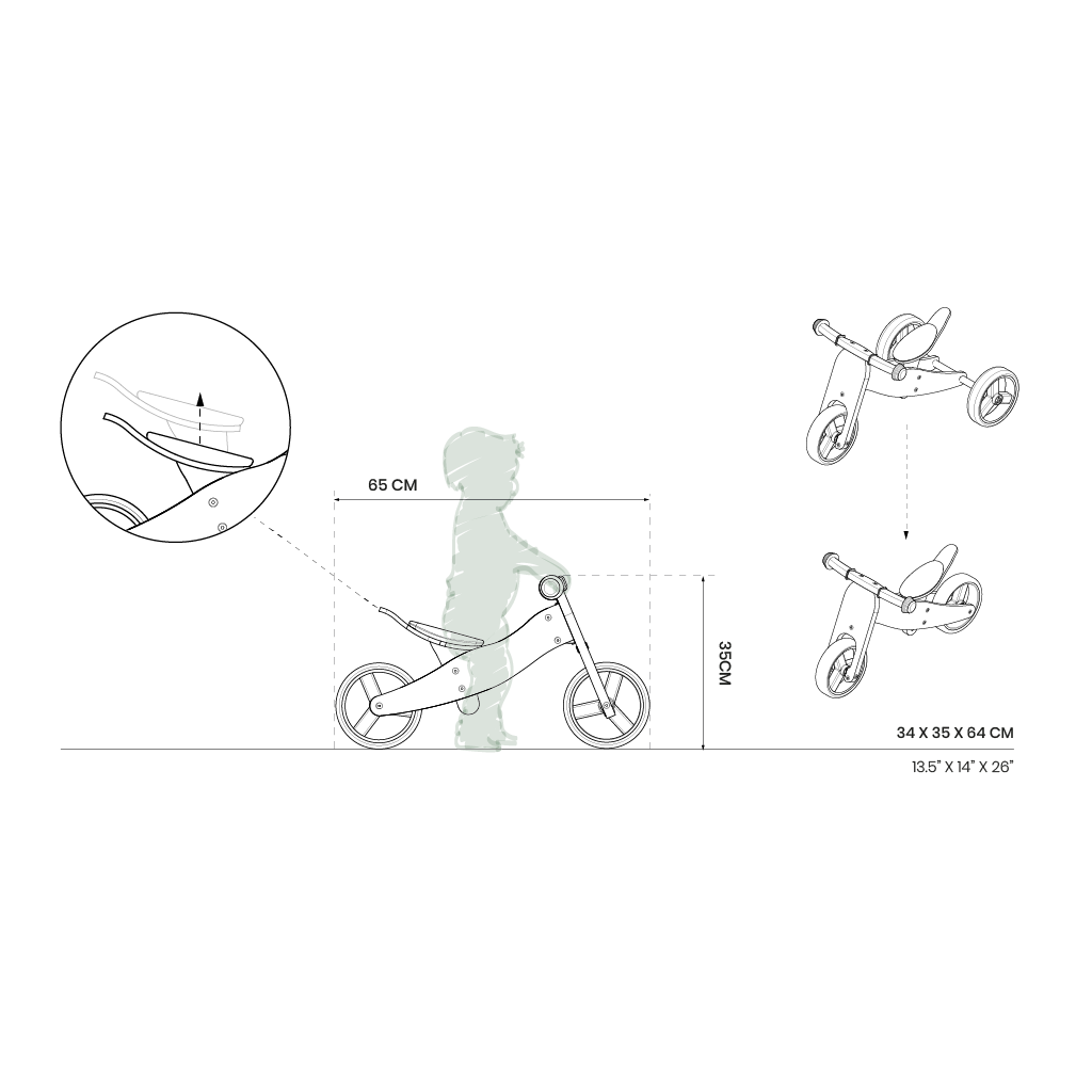 Milazo online balance bike