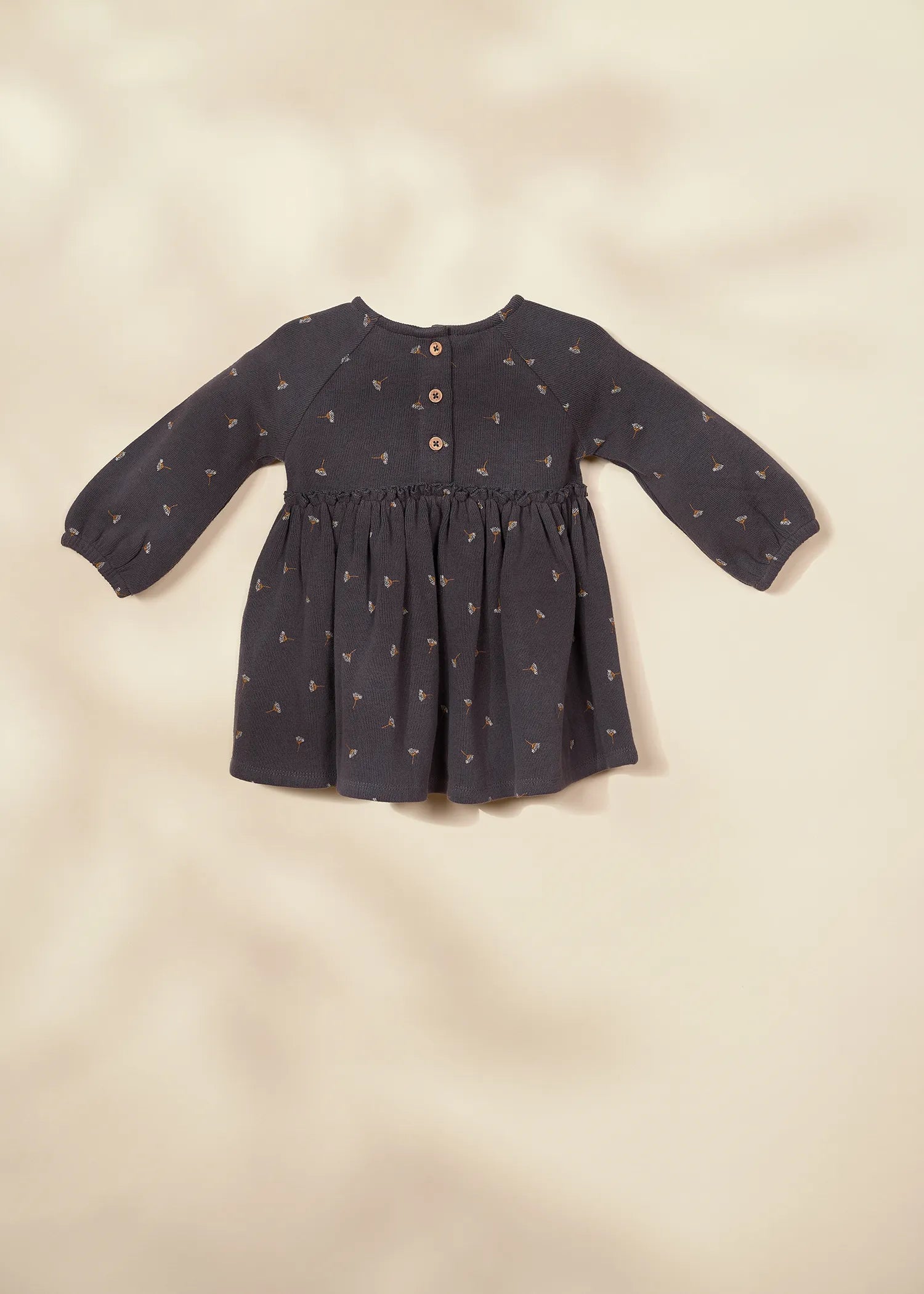 Image of Empire Waist Dress Obsidian 0-3m