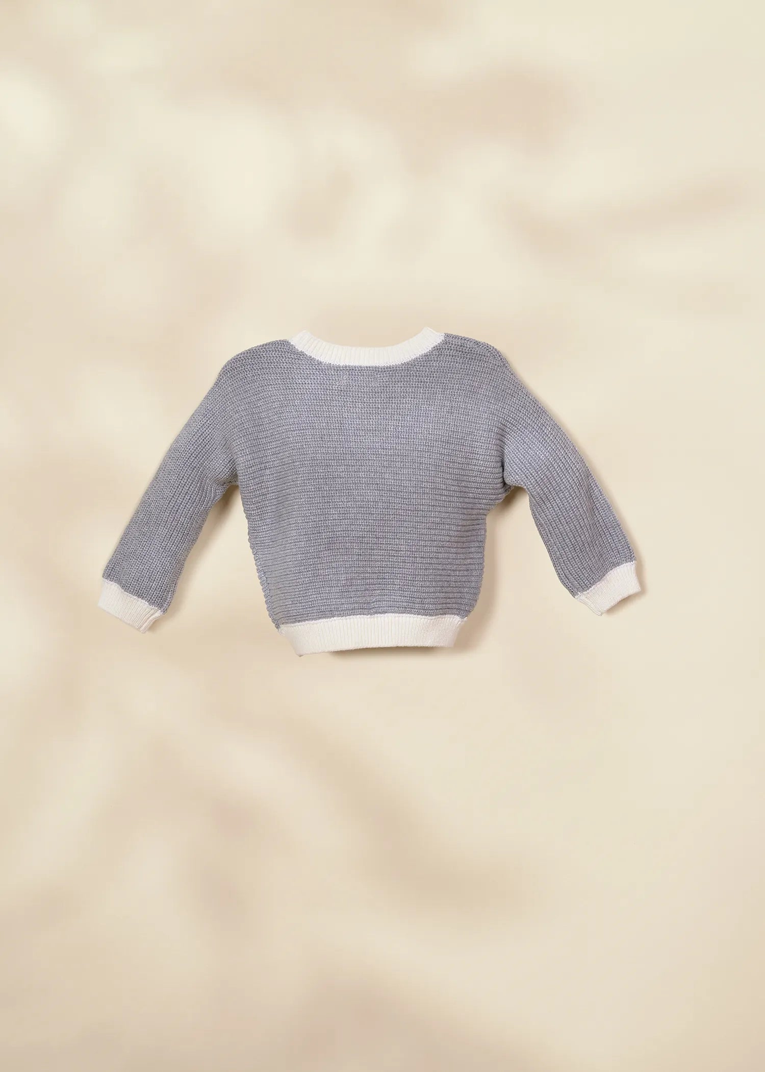 Image of Rib Knit Sweater Grey 0-3m