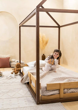 Structure maisonnette en bois - Format simple - Noisette