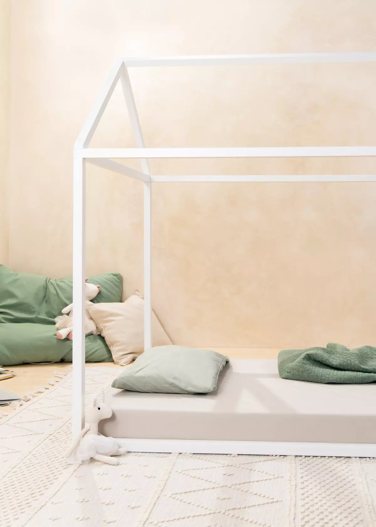 Structure maisonnette en bois - Format simple - Blanc