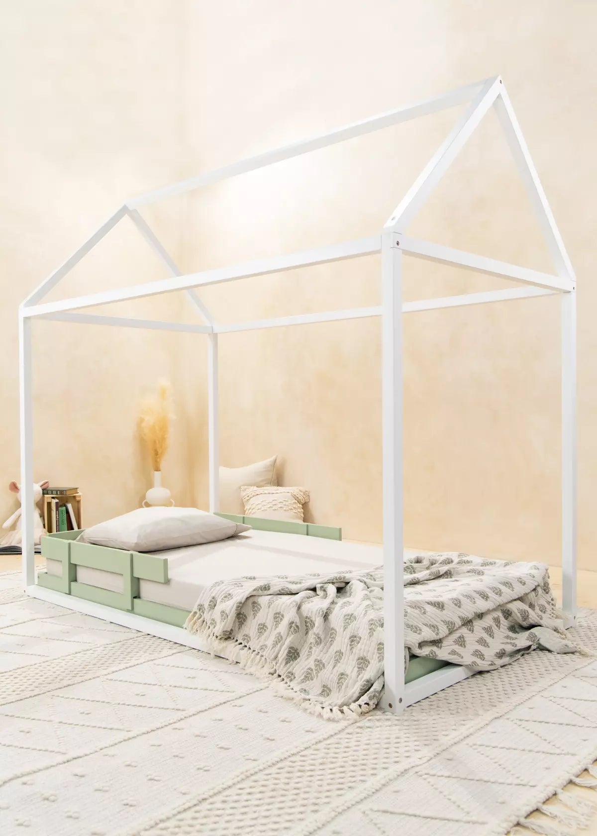 Structure maisonnette en bois - Format simple - Blanc