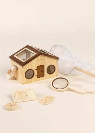 Wooden Bug House & Exploration Set