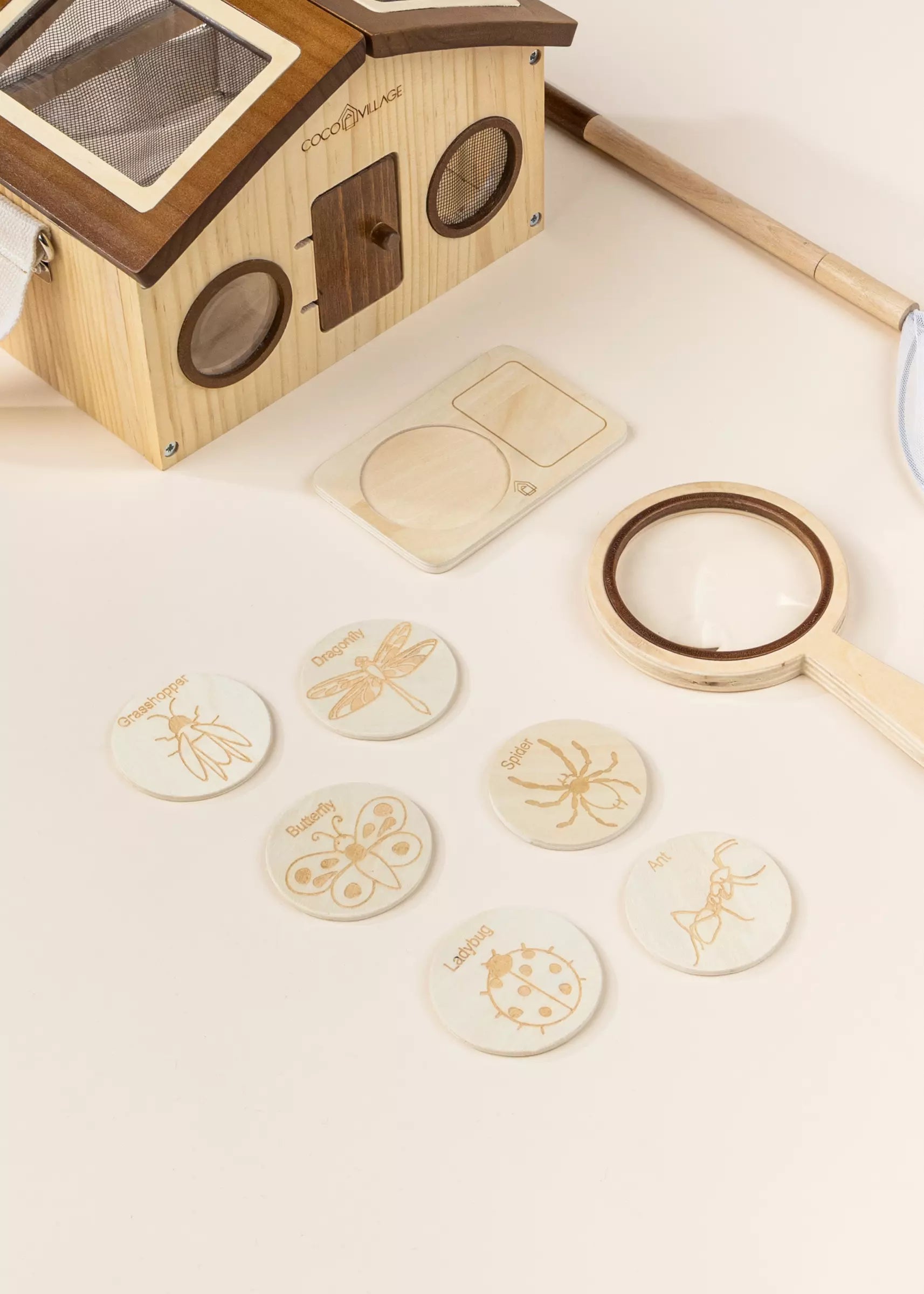 Image of Wooden Bug House & Exploration Set
